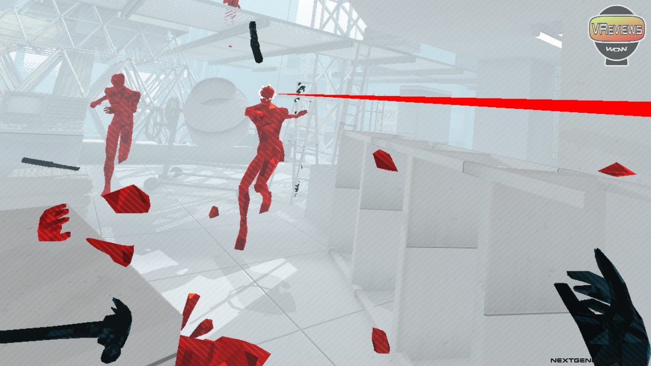 SuperHot VR in-game screenshot