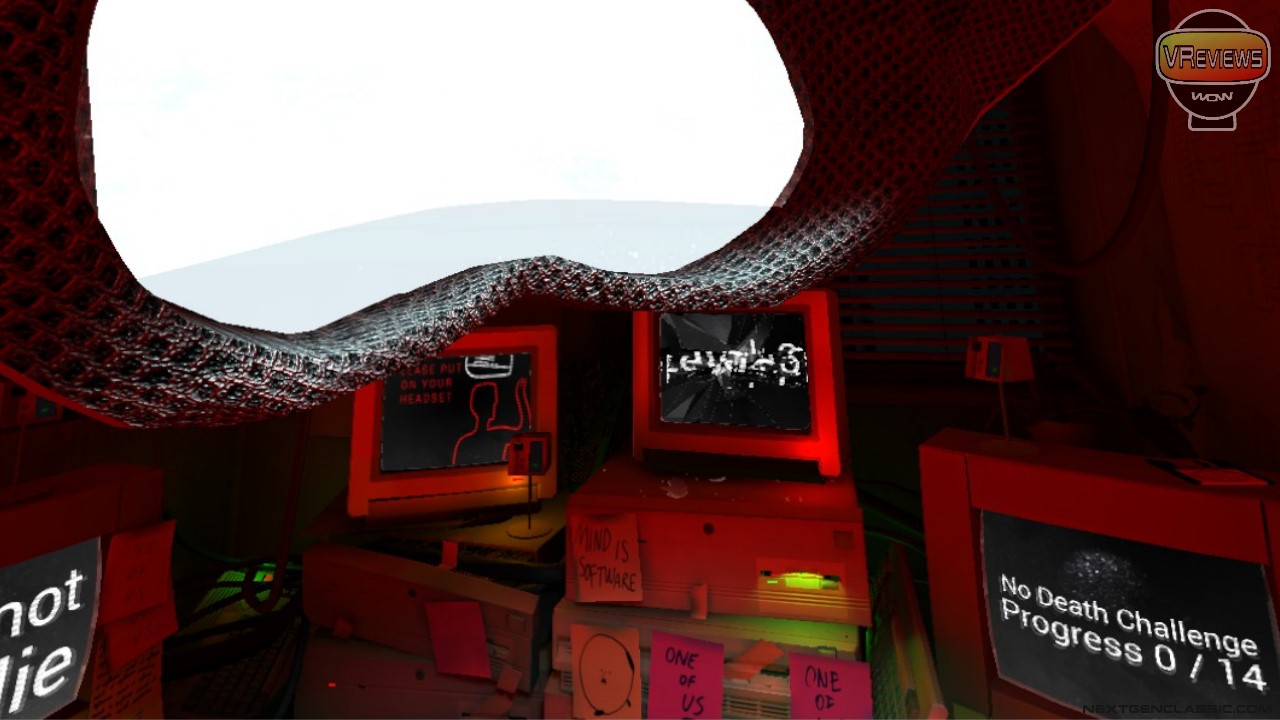 SuperHot VR in-game screenshot